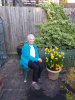 Janet in the garden