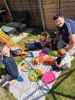 Picnic in the garden