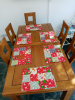 Lockdown home made Christmas placemats.