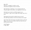 A VE Day poem written by Linda